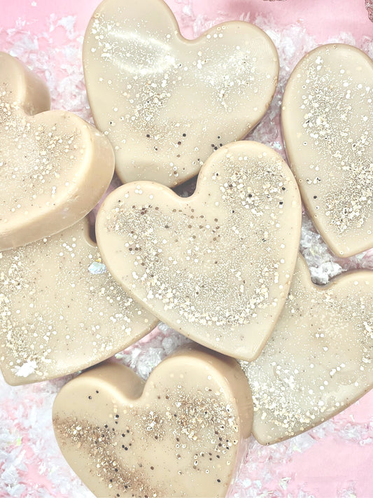 ‘Warm Gingerbread’ Heart slab