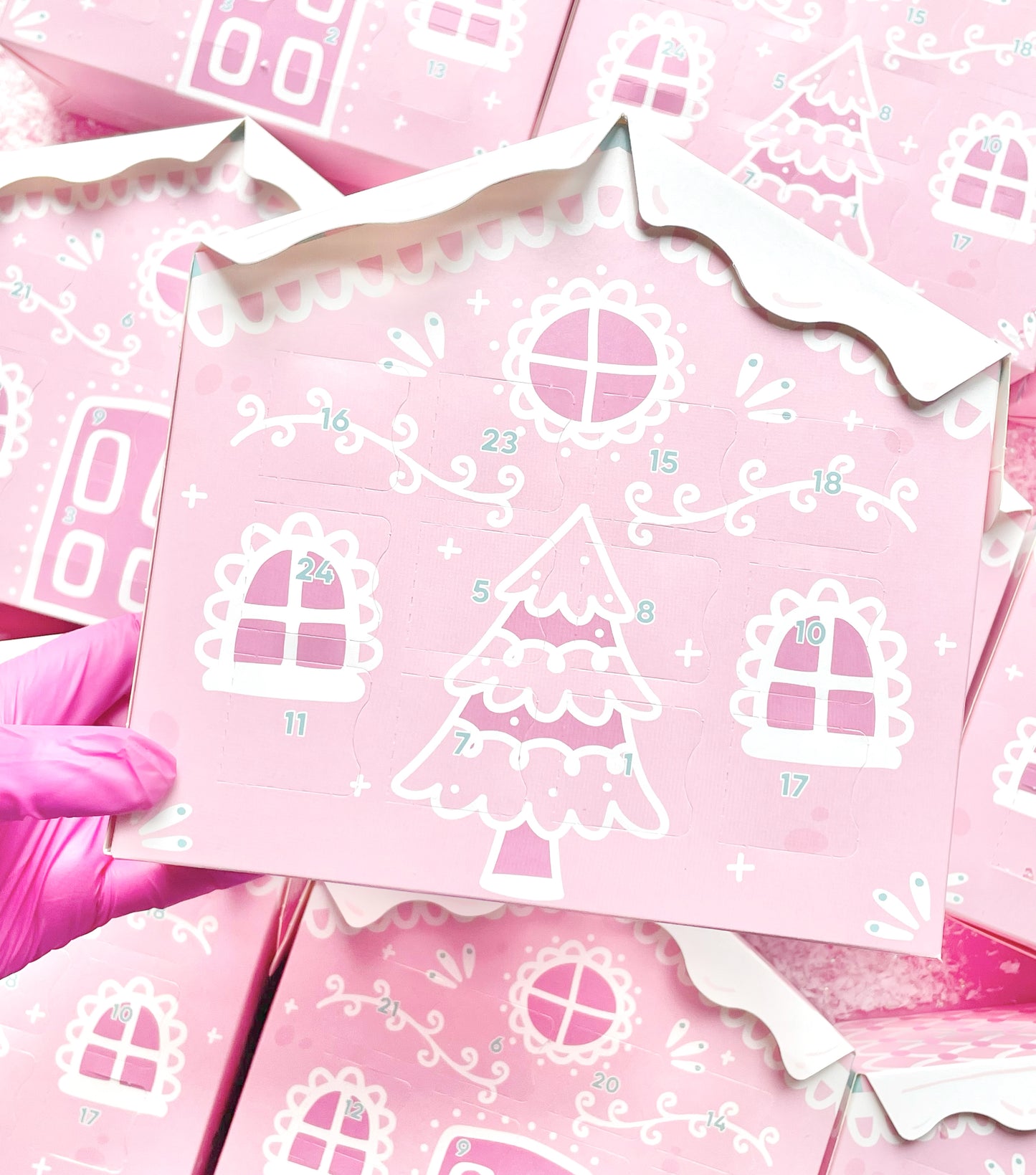 Pink Candy House Advent Calendar